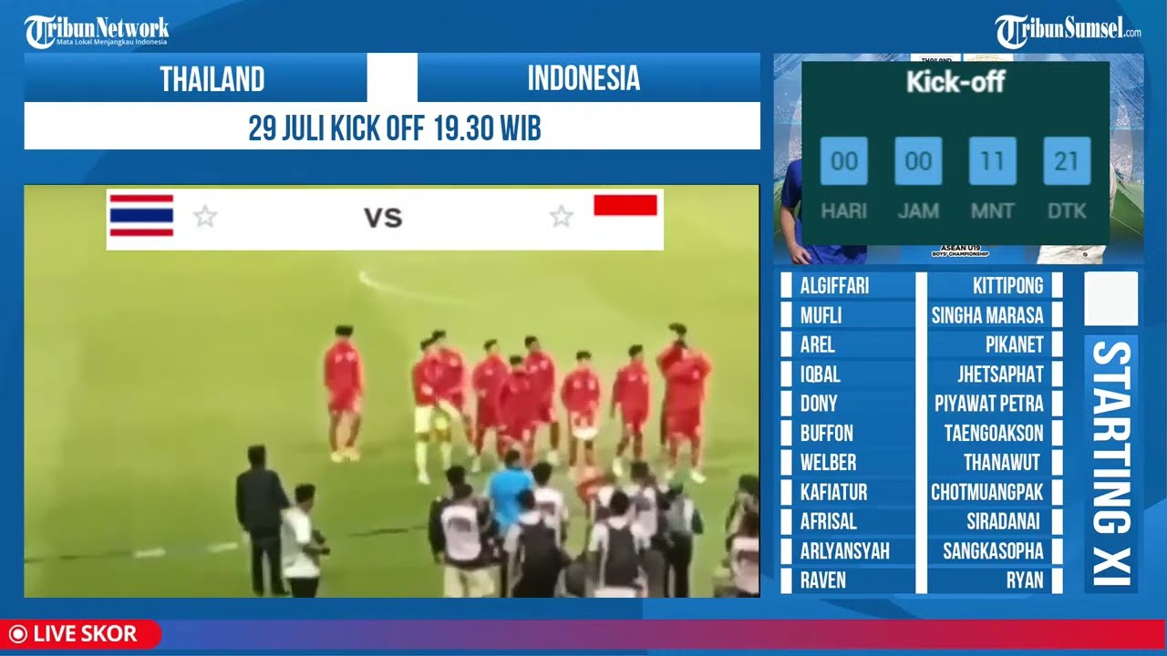 Live Score Indonesia vs Thailand Memahami Pertandingan Klasik Asia Tenggara